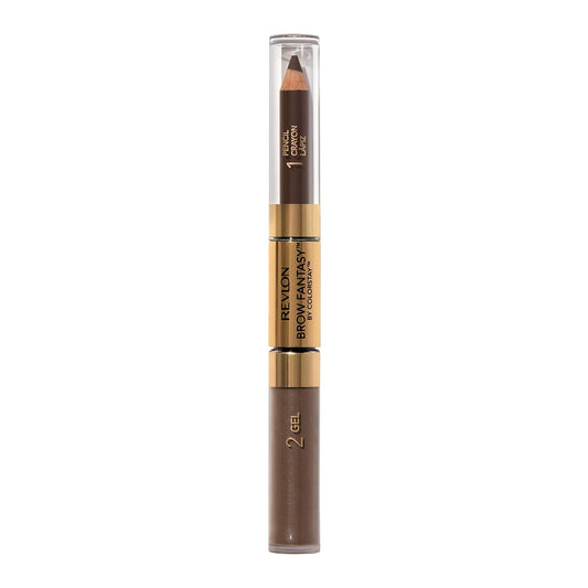 NEW Revlon ColorStay Brow Fantasy Eyebrow 2-in-1 Gel & Pencil 106 DARK BROWN