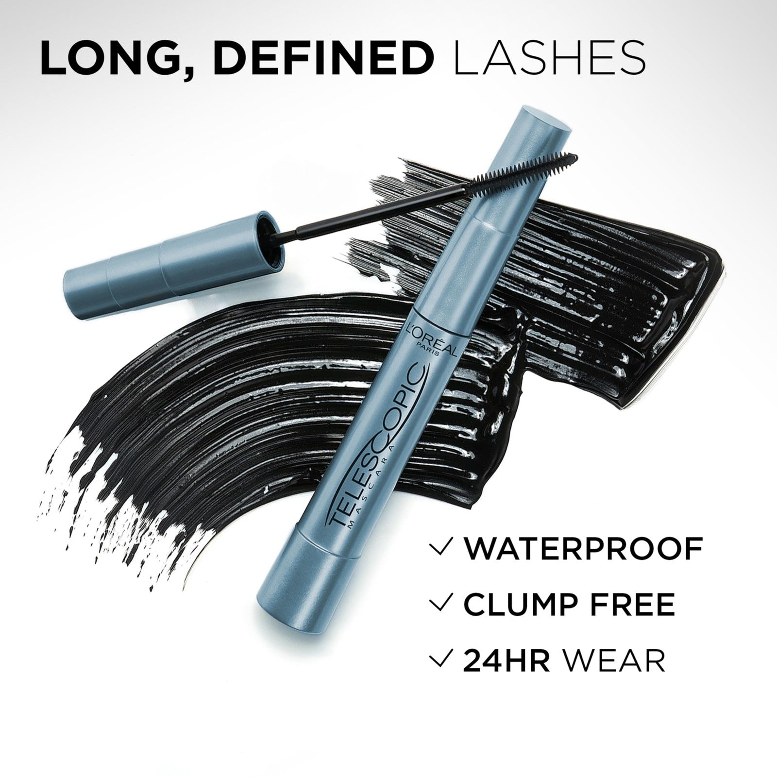 L'Oreal Telescopic Original Waterproof Mascara 0.24 fl oz - 925 BLACK
