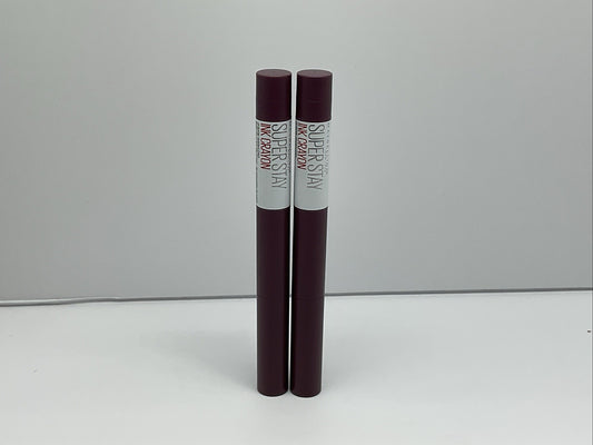 Maybelline SuperStay Ink Crayon Shimmer Lipstick- 70 Forget The Rules - Set Of 2