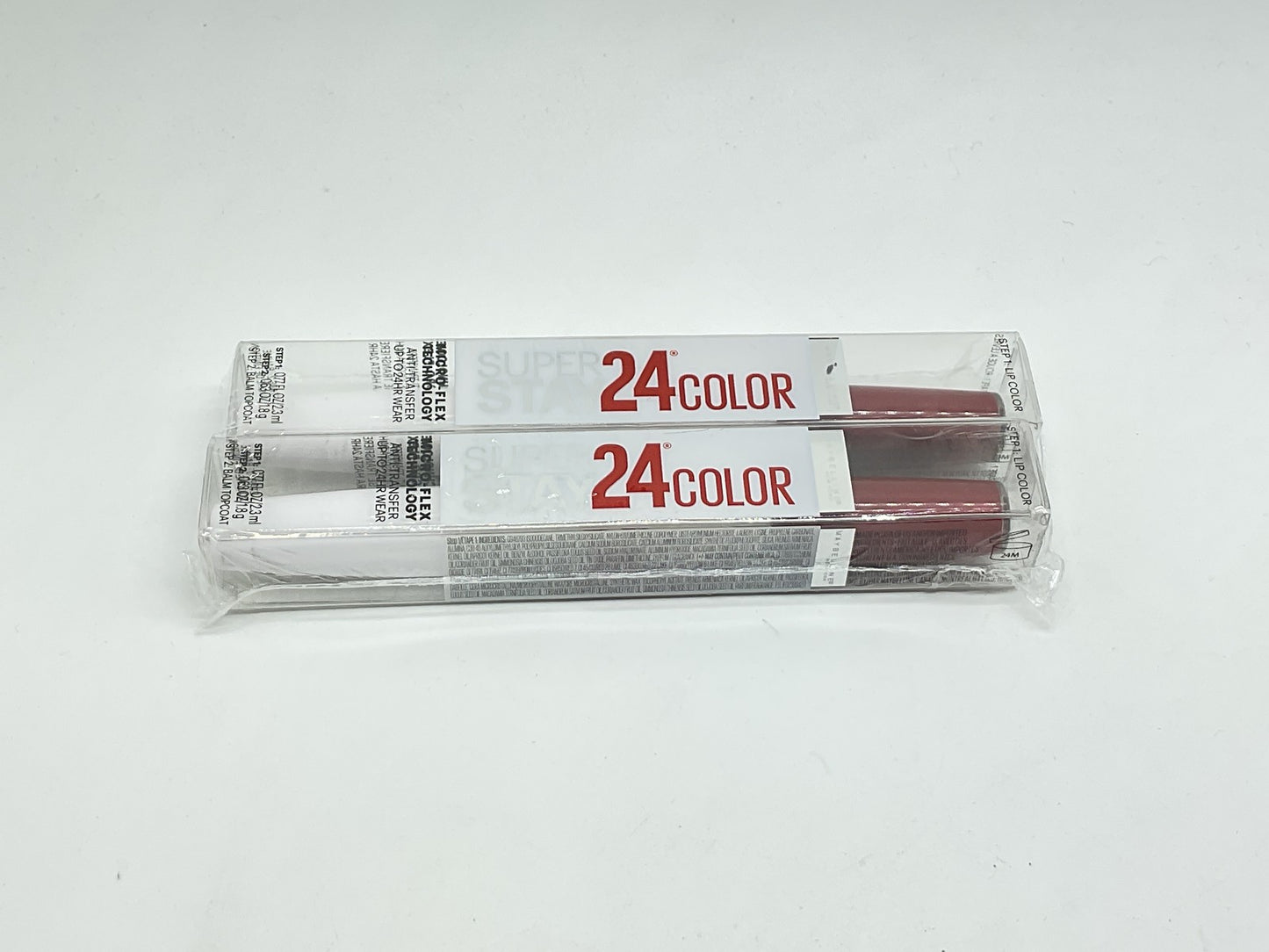 2 PACK - Maybelline Super Stay 24, 2-Step Liquid Lipstick, 015 All Day Cherry