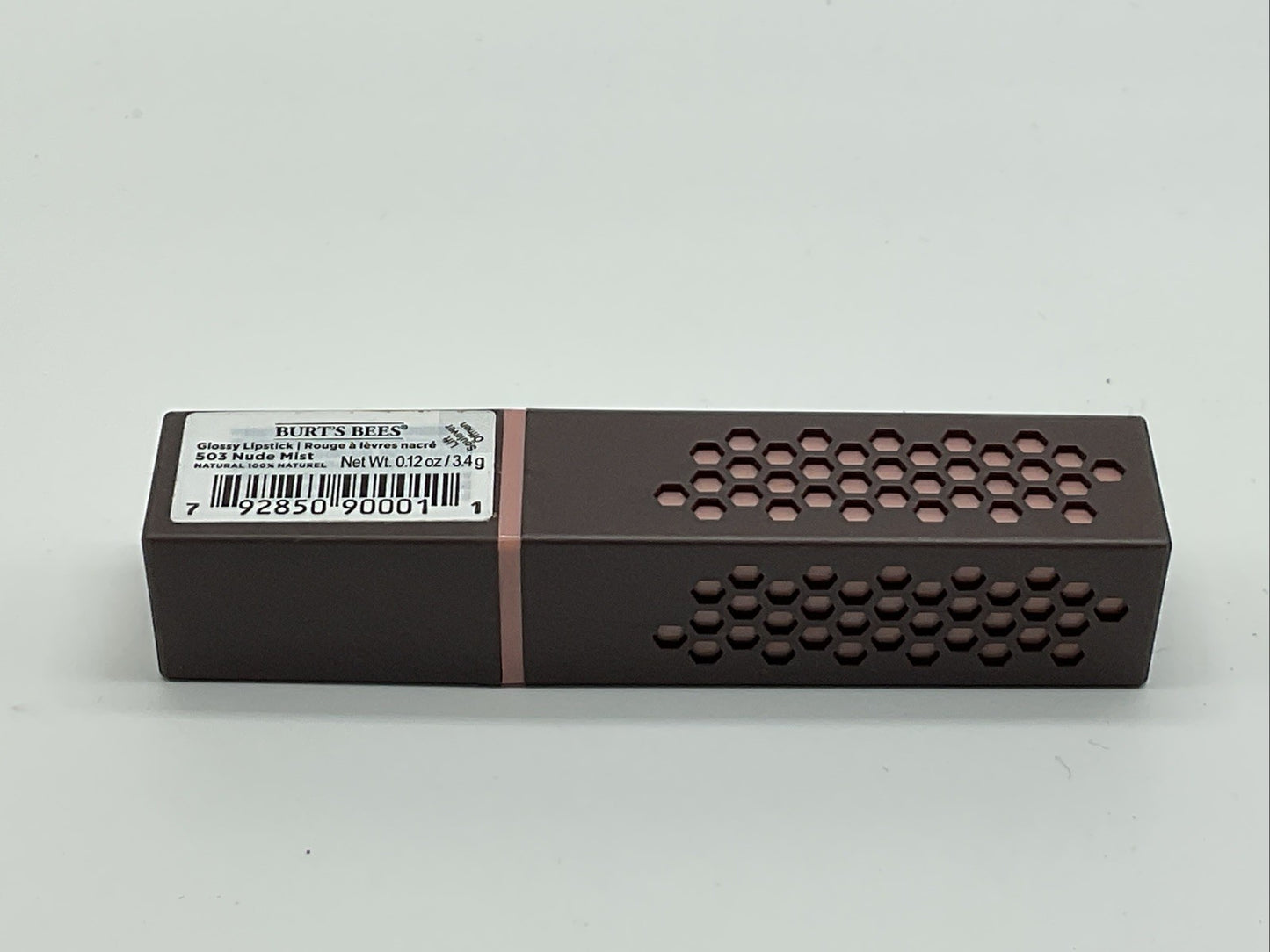 Burts Bees 100% Natural Glossy Lipstick - Nude Mist