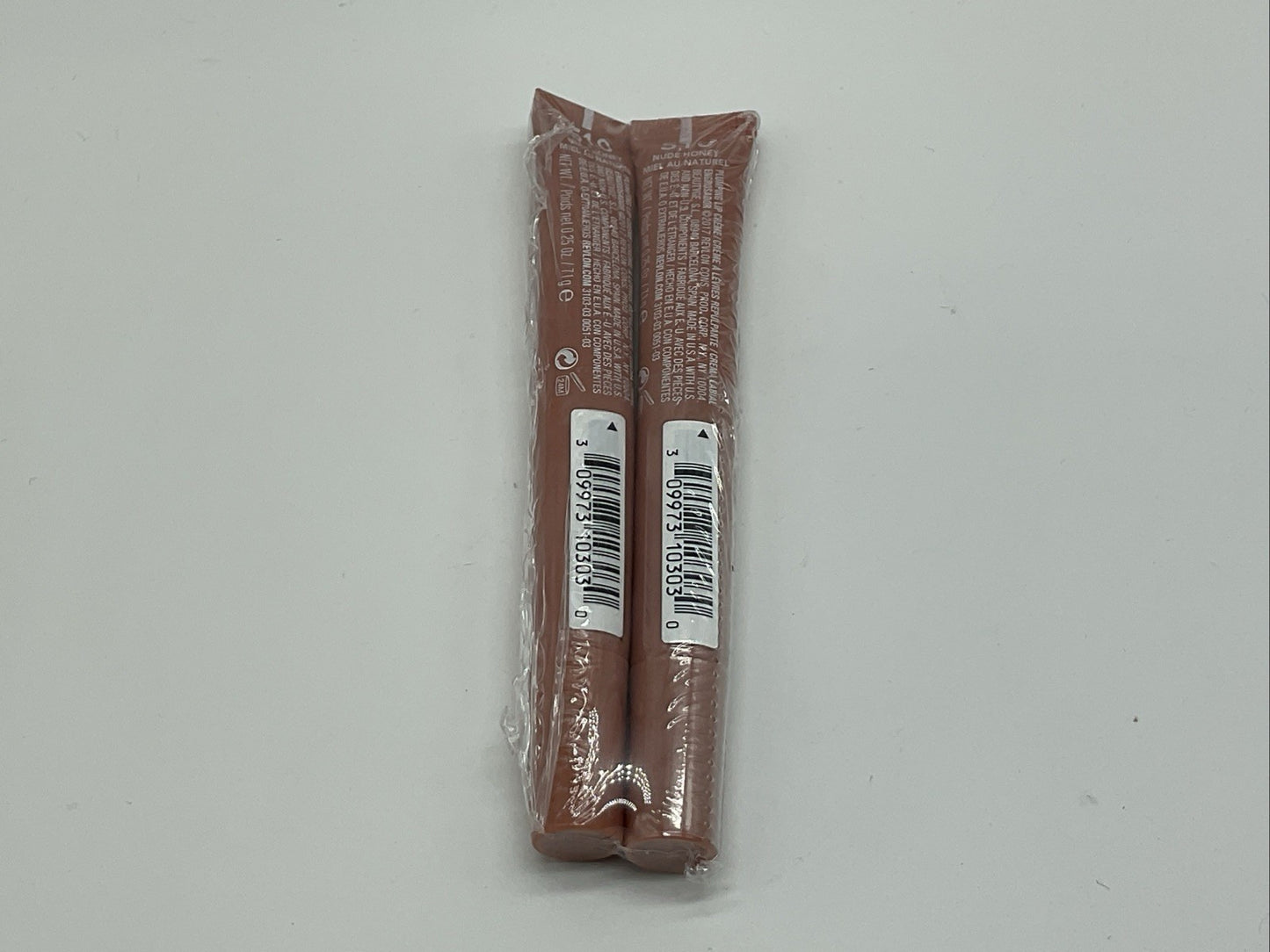 2 PACK - Revlon Kiss Plumping Lip Creme - 510 NUDE HONEY