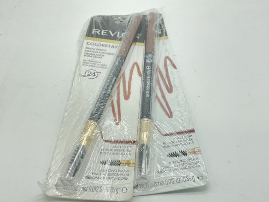 2 Pack - Revlon ColorStay Waterproof Brow Pencil - 215 Auburn