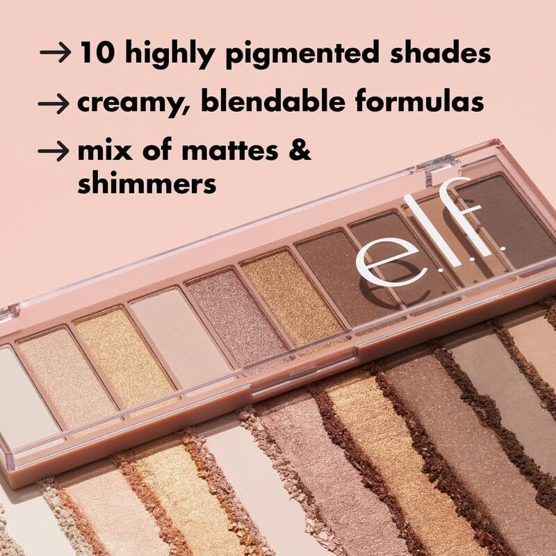 e.l.f Perfect 10 Eye Shadow Palette - Rose Gold Sunset 