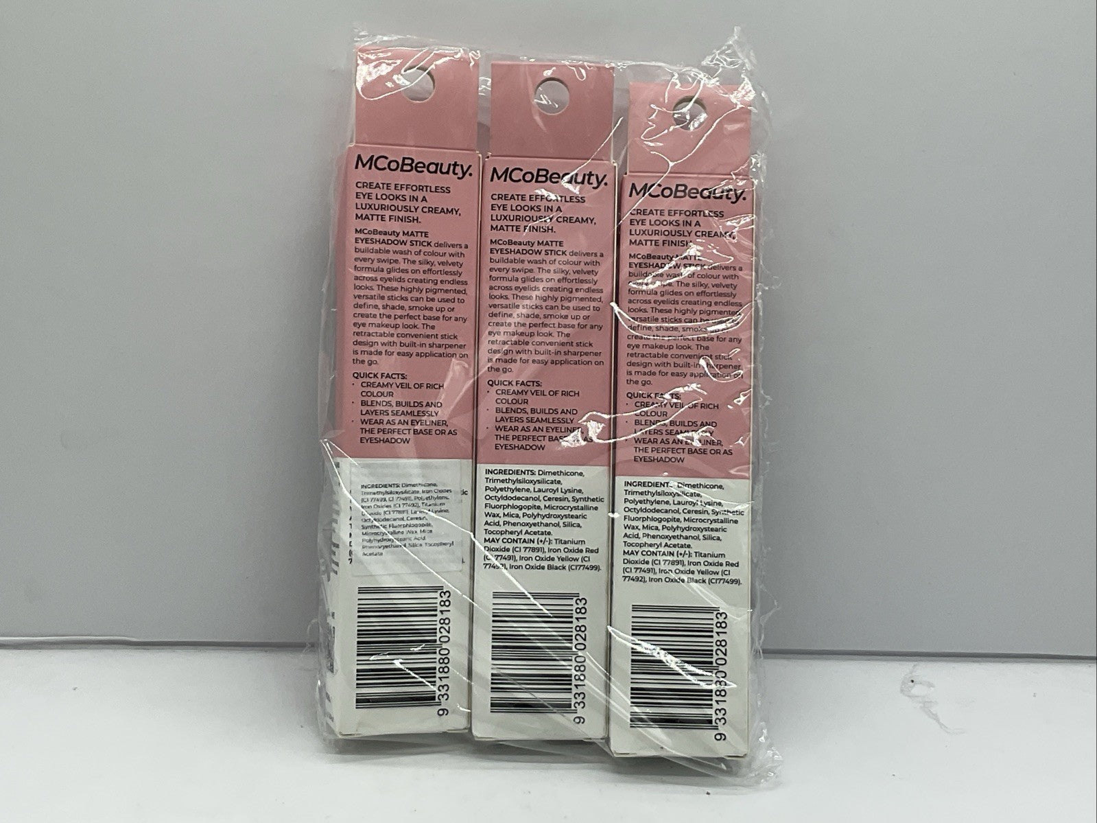 3 PACK - MCoBeauty Eyeshadow Stick - Deep Cocoa