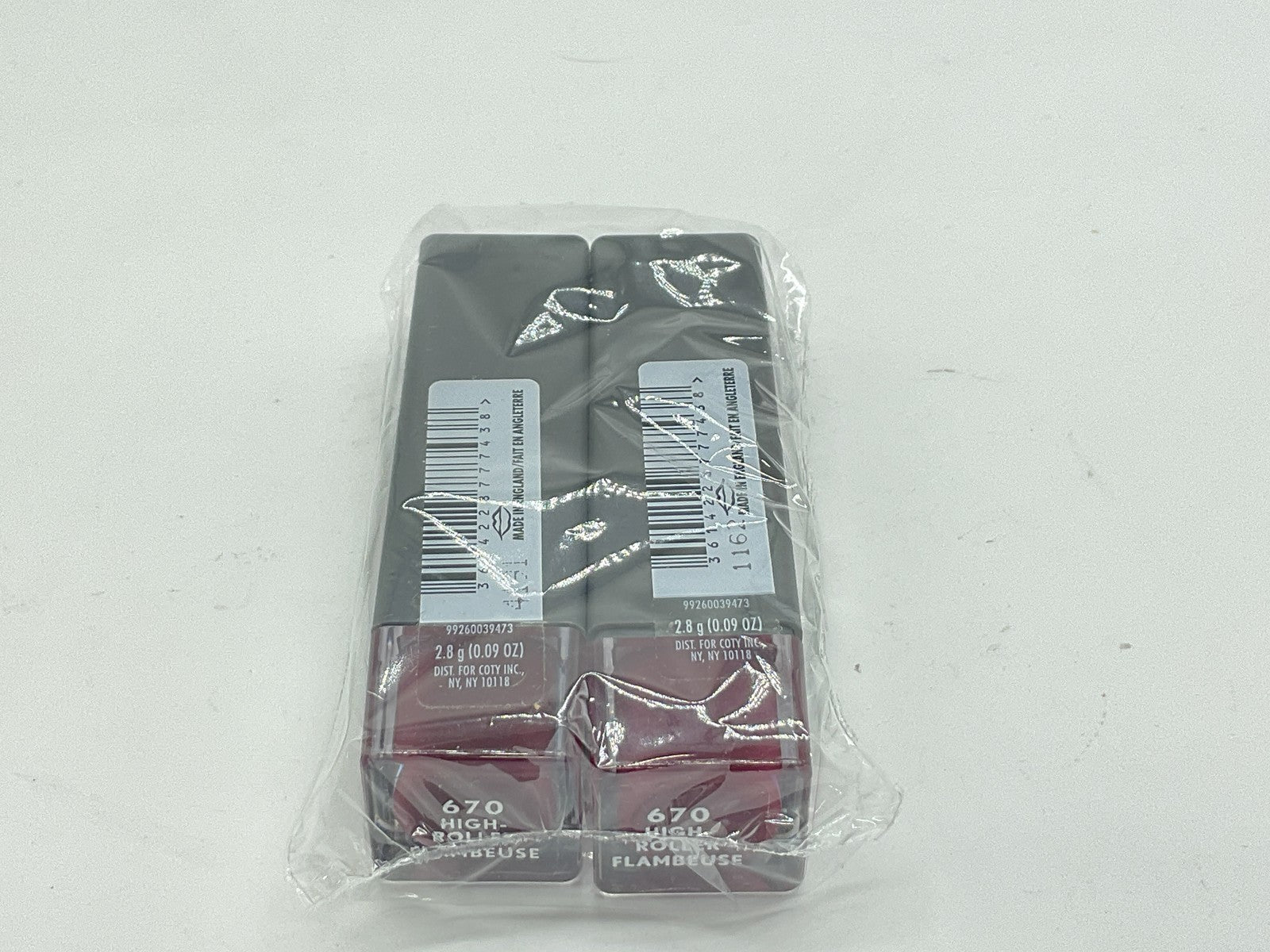 2 PACK - CoverGirl Exhibitionist 24Hour Matte Lipstick - 670 High Roller