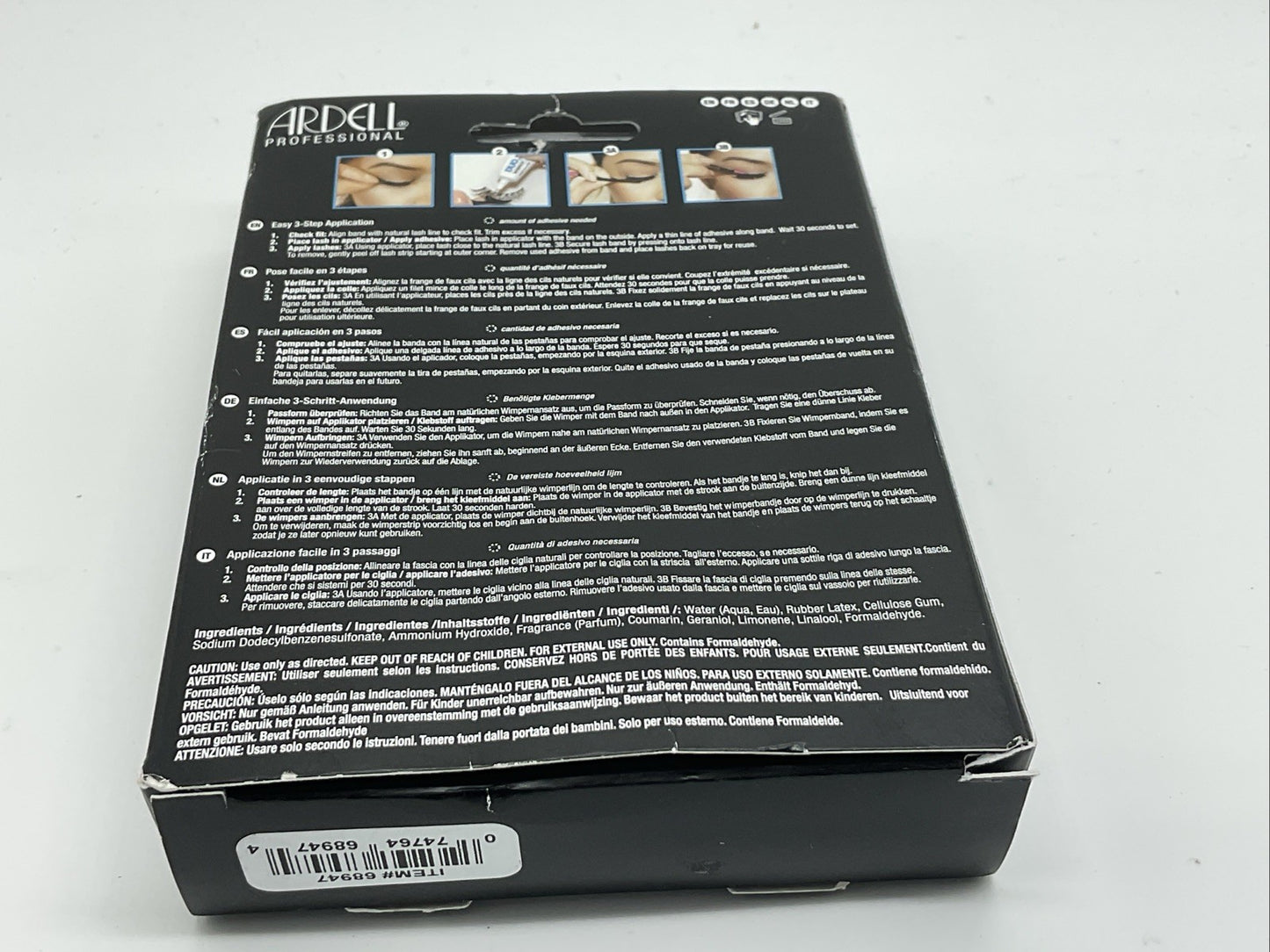 Ardell Professional Eyelashes Deluxe Pack Applicator Included - Wispies Black