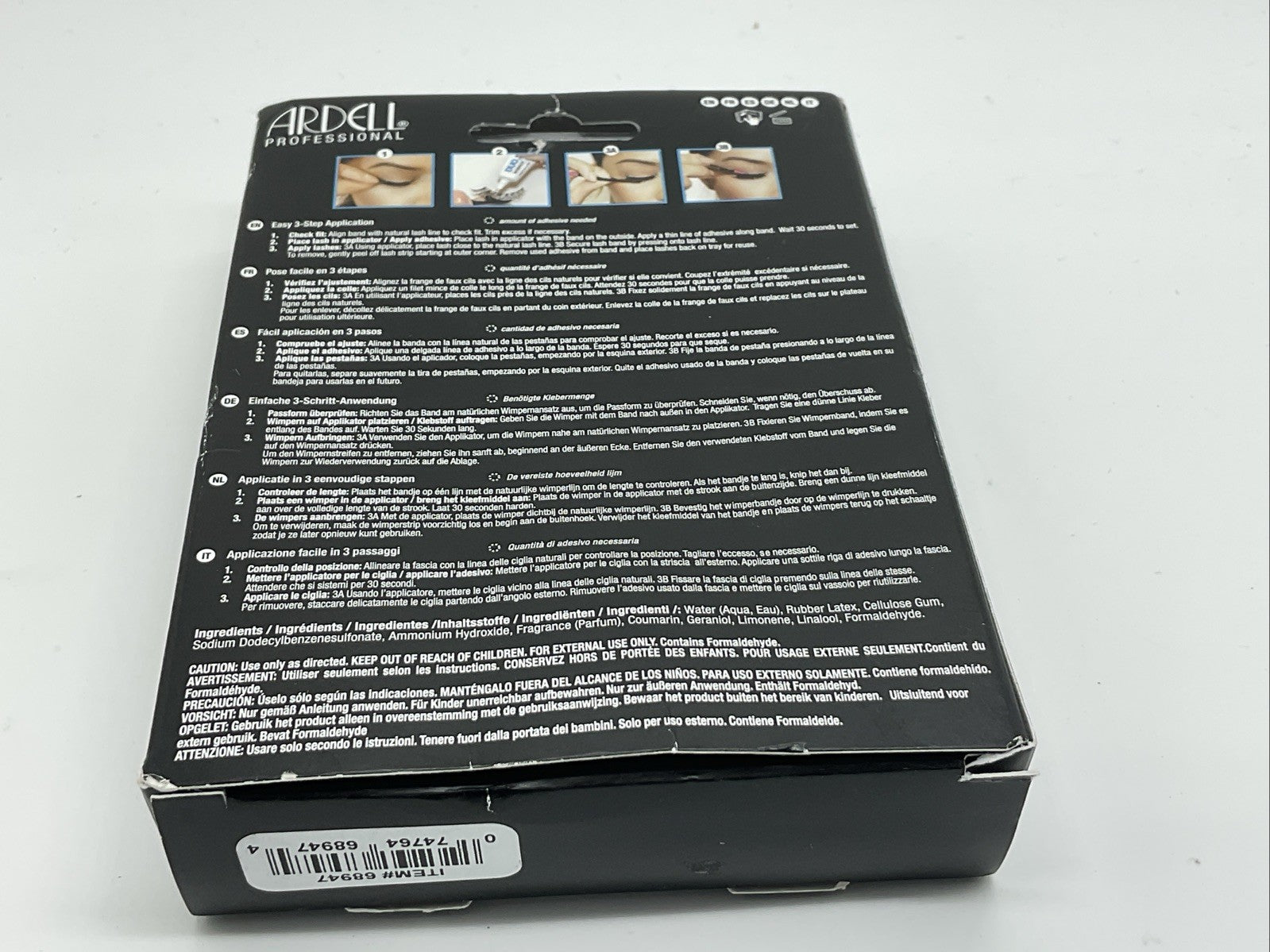 Ardell Professional Eyelashes Deluxe Pack Applicator Included - Wispies Black