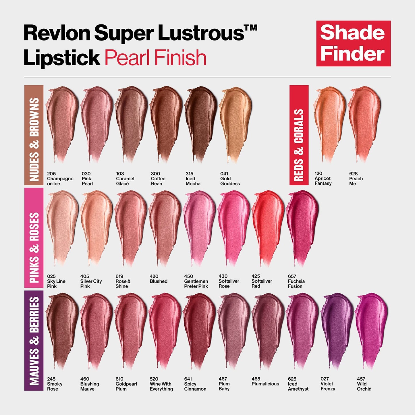 2 PACK - Revlon Super Lustrous Lipstick Pearl - 205 Champagne On Ice
