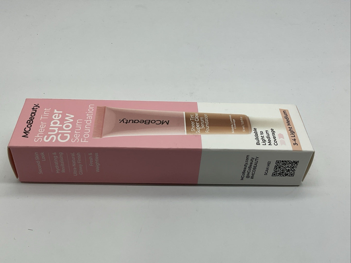 MCoBeauty Super Glow Sheer Tint Serum Foundation - 3-4 Light Medium