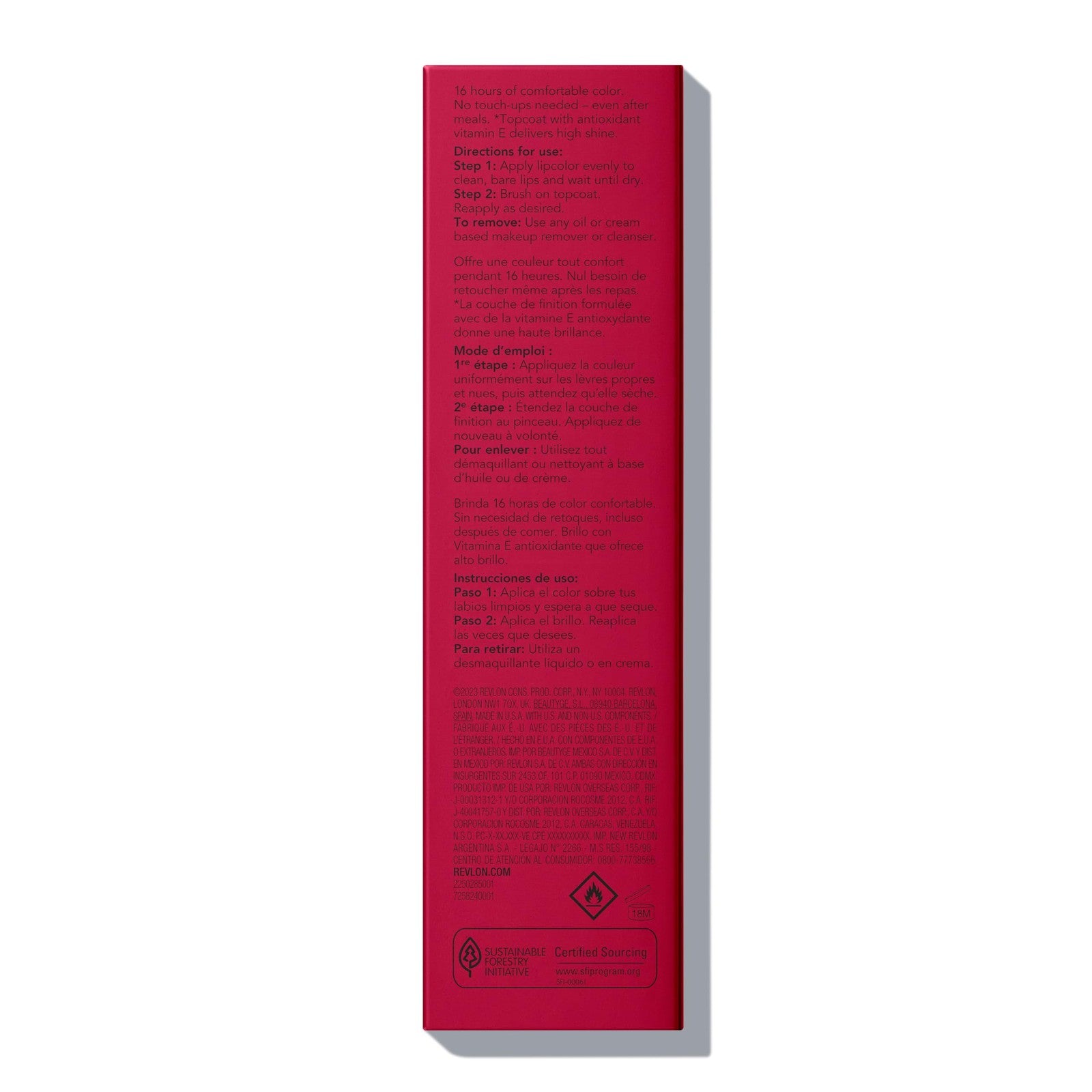 Revlon-Colorstay-Overtime-Lipcolor-480 UNENDING RED