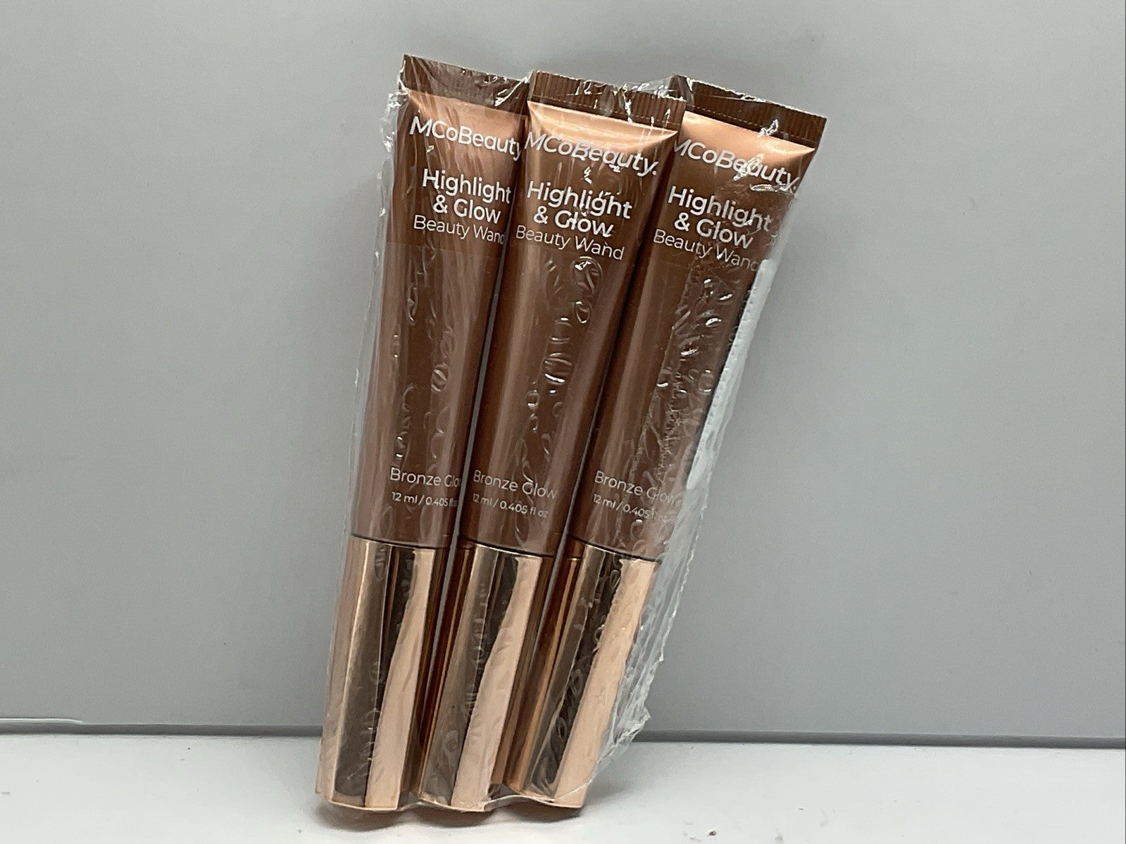 3 PACK - MCoBeauty Highlight & Glow Beauty Wand - Bronze Glow