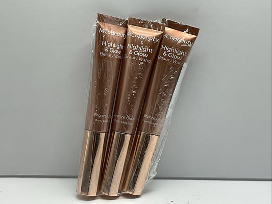3 PACK - MCoBeauty Highlight & Glow Beauty Wand - Bronze Glow