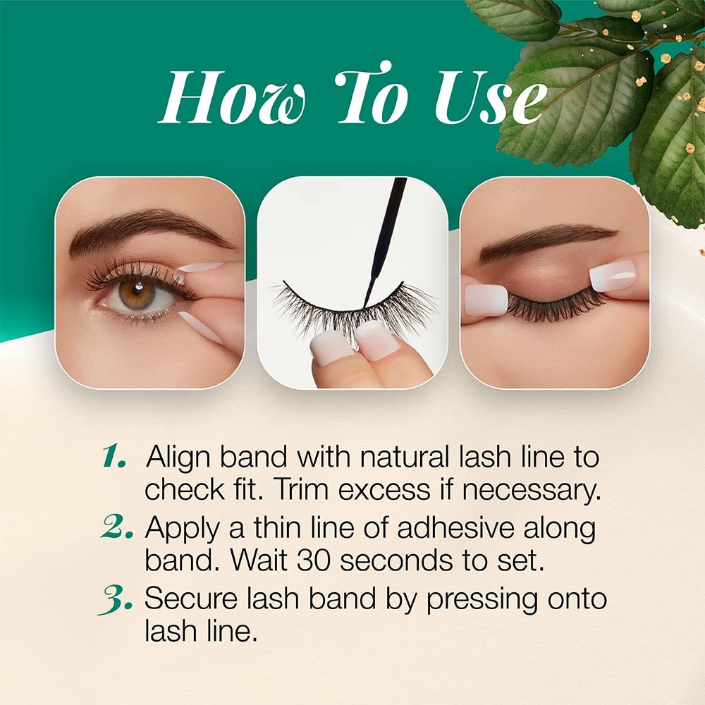 Ardell Professional False Eyelashes EcoLashes - 451 Organic Cotton Band