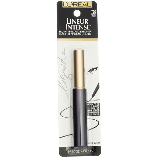 L'Oreal Paris Lineur Intense Liquid Eyeliner, Black 710, 0.24 fl oz