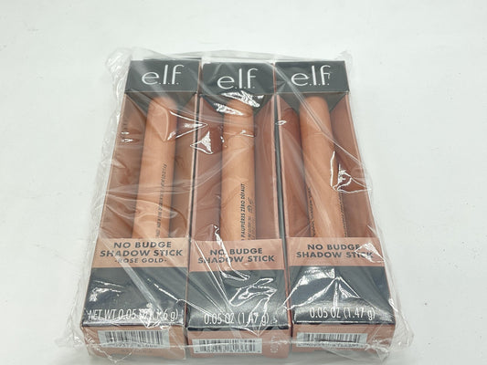 3 PACK - e.l.f. No Budge Shadow Stick - Rose Gold