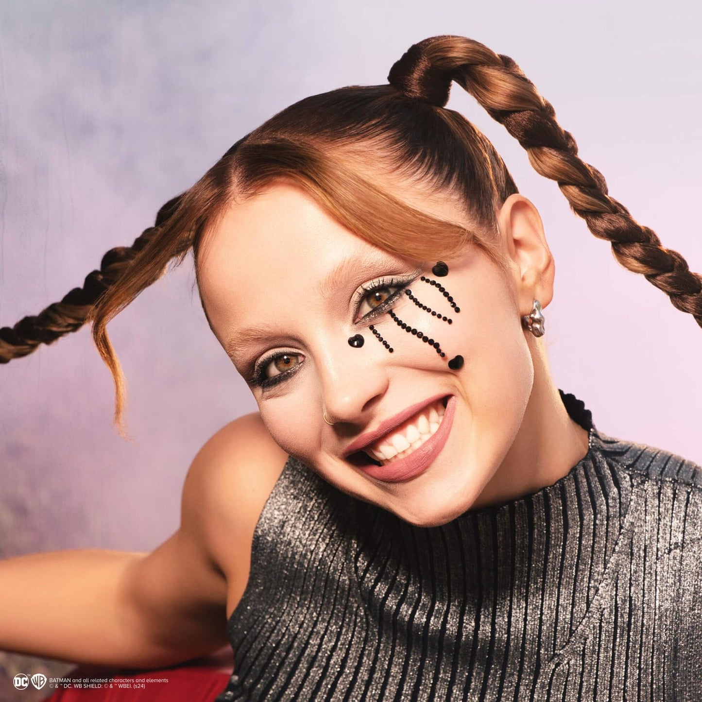 Lottie London Harley Quinn Face & Body Jewels Toxic Love Adhesives