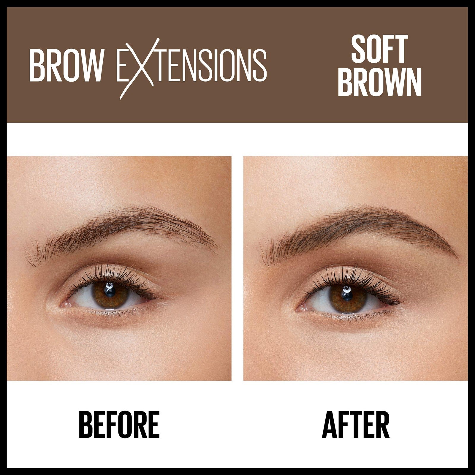 Maybelline New York Brow Extensions Fiber Eyebrow Pomade Crayon - 255 Soft Brown