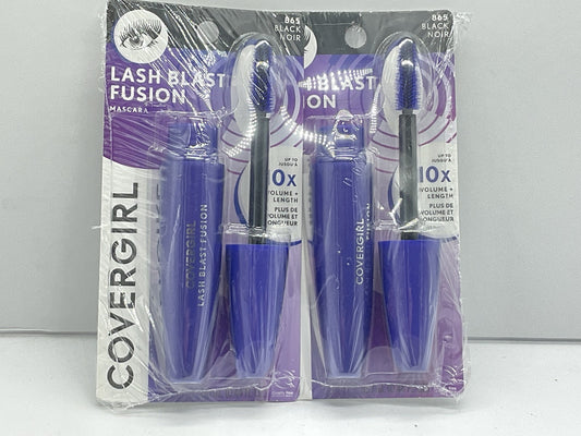 2 PACK - Covergirl Lash Blast Fusion Mascara - 865 Black 