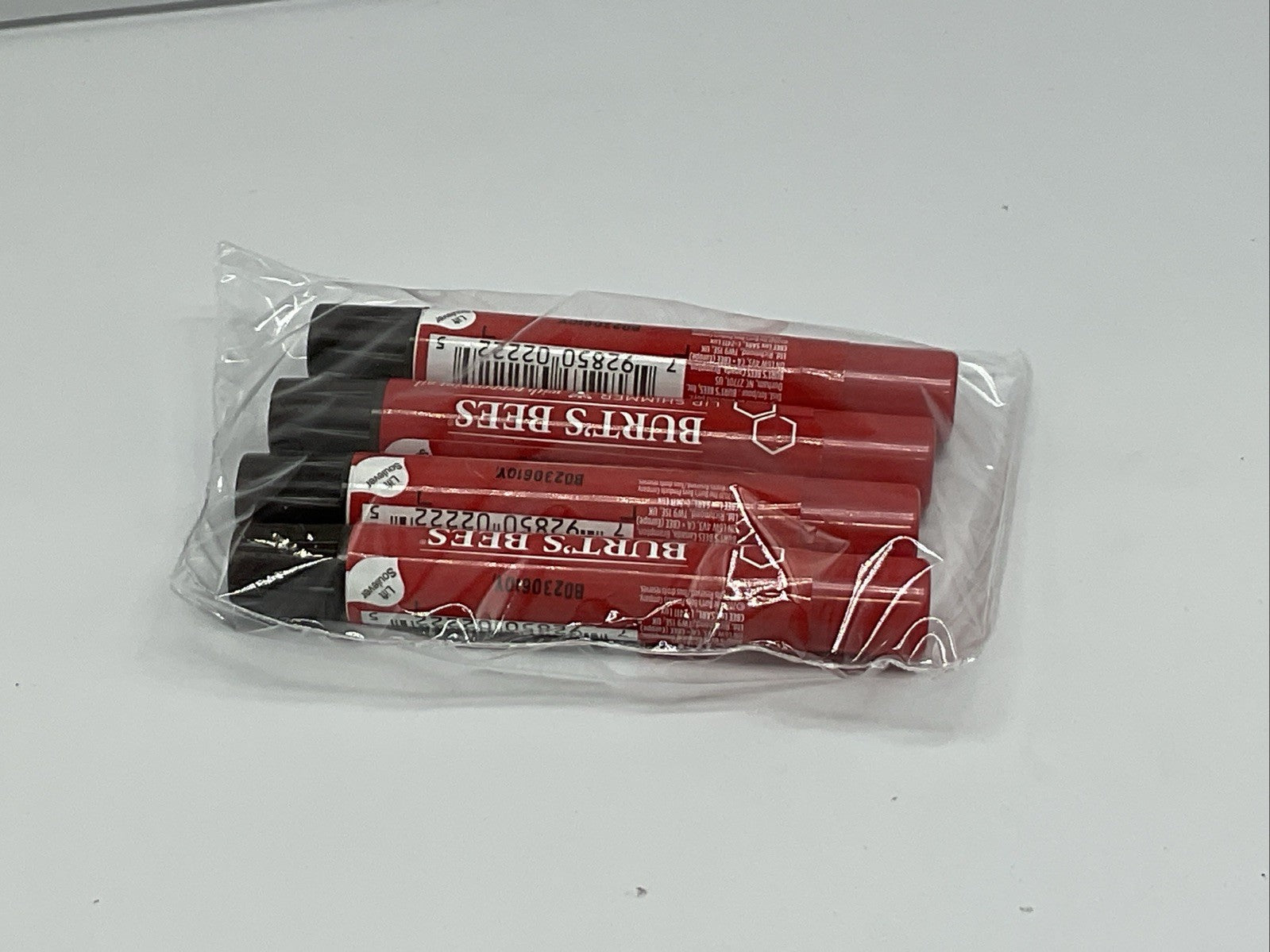 Burt’s Bees Cherry Lip Shimmer With Peppermint Oil - Set Of 4