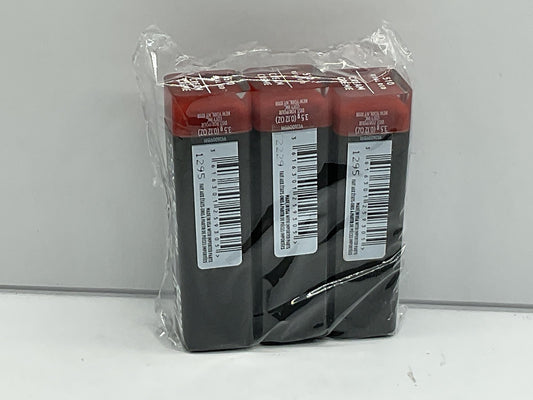 3 PACK - Covergirl Exhibitionist Creme Lipstick - 510 Real Red
