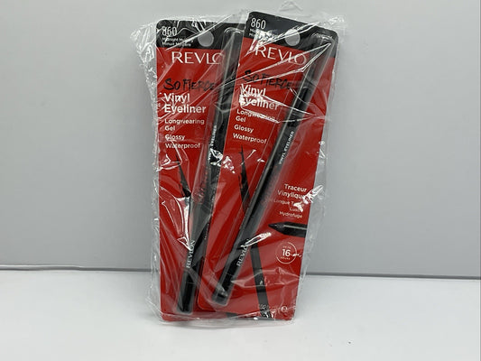 2 PACK - Revlon 16hr So Fierce Vinyl Eye Liner  #860 Midnight Mystery