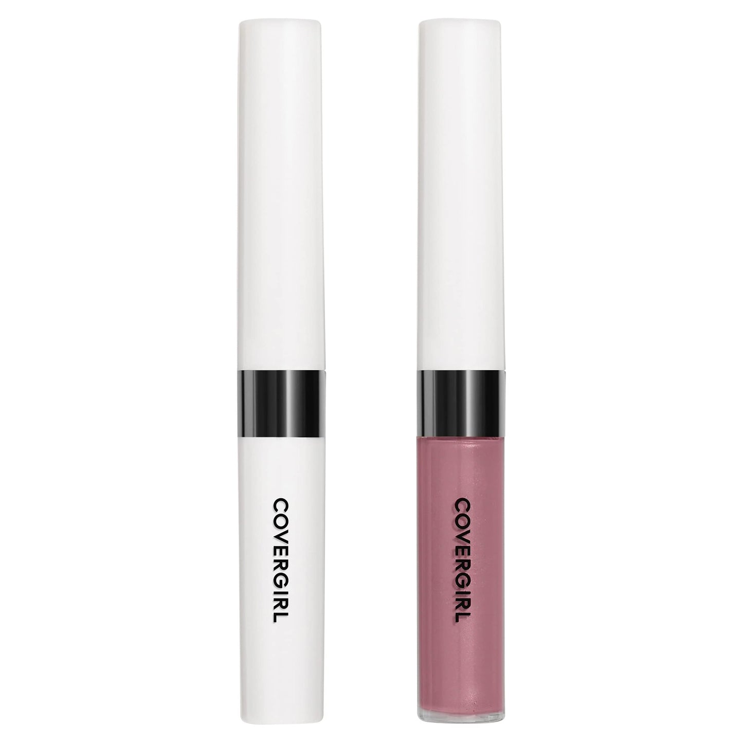 COVERGIRL Outlast All-Day Lip Color With Topcoat, Blushed Mauve, 2 pack