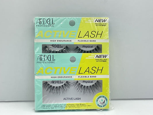 2 PACK - Ardell Active Lashes Physical Natural Look False Eyelashes