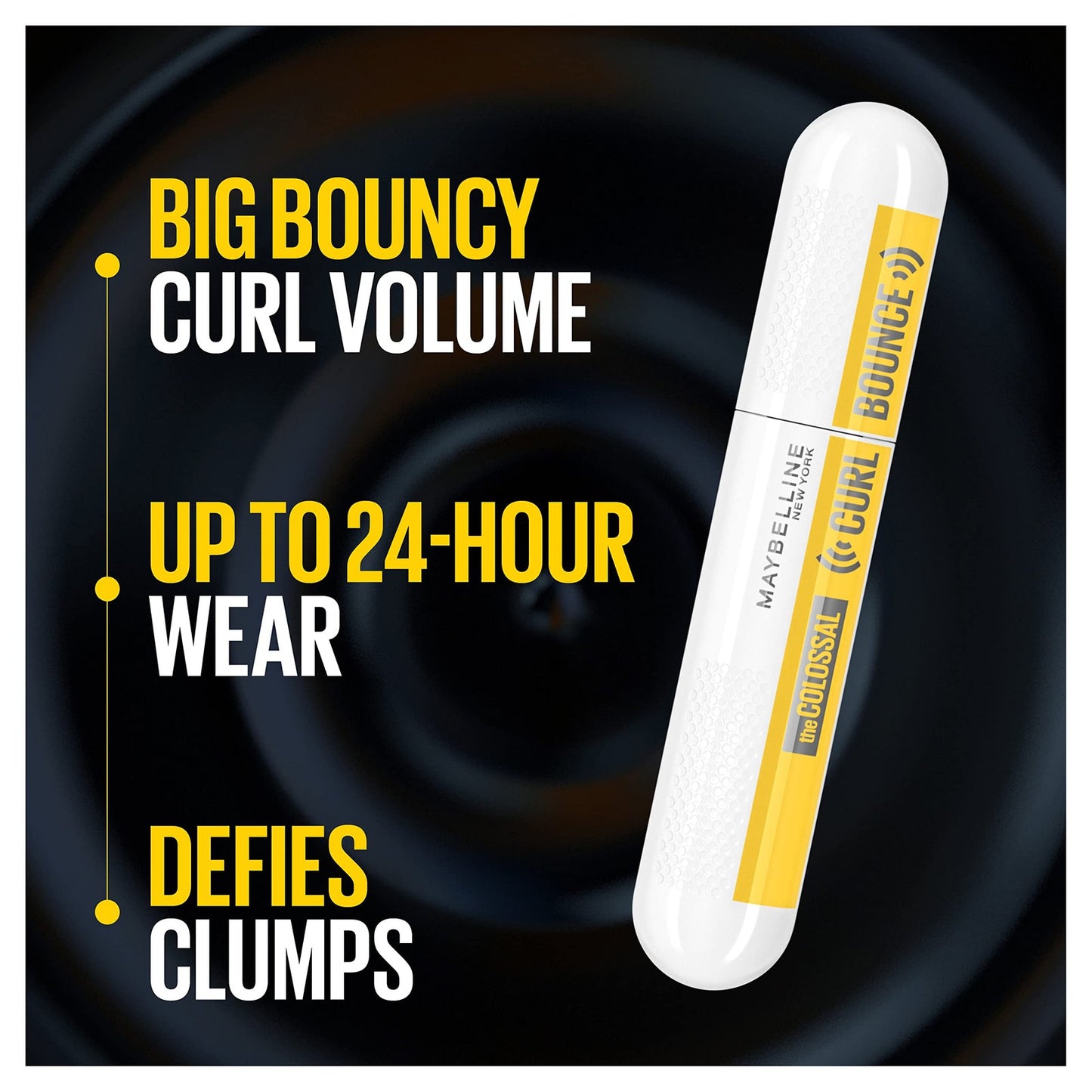 Maybelline Colossal Curl Bounce Mascara 0.33oz - 350 Blackest Black