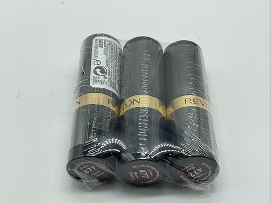 3 Pack - Revlon Super Lustrous Crème Lipstick - 477 Black Cherry
