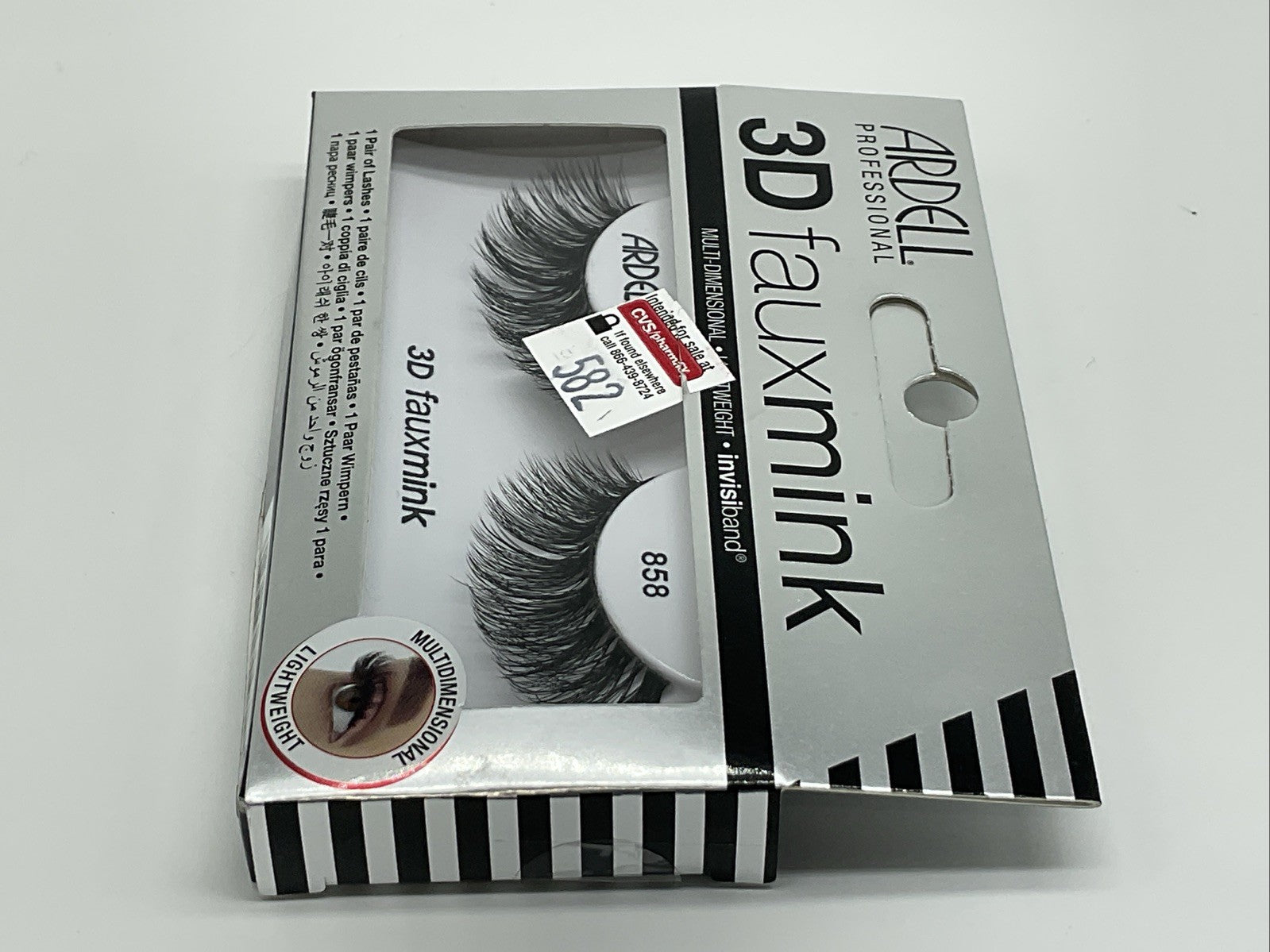 Ardell Professional 3D Faux Mink Eyelashes Layered and Lightweight - 858