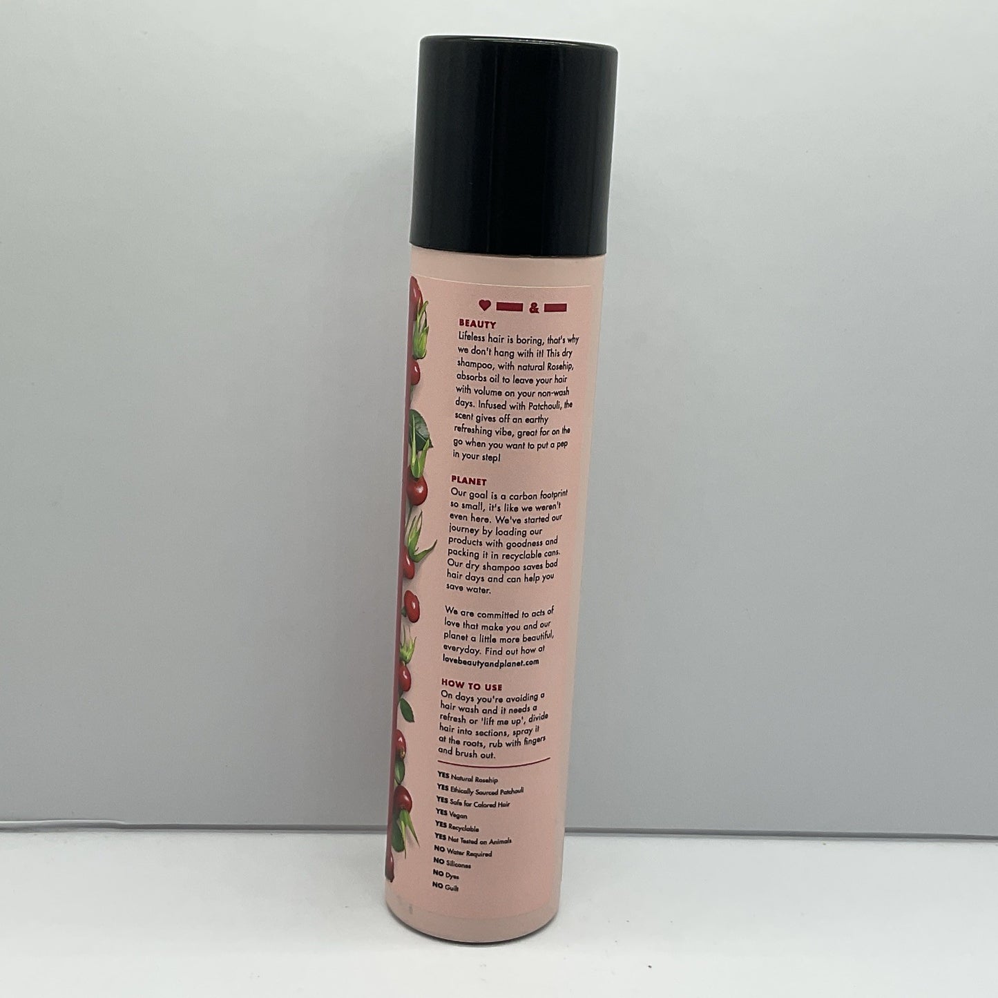 Love Beauty And Planet Full and Fabulous Extend Dry Shampoo Rosehip
