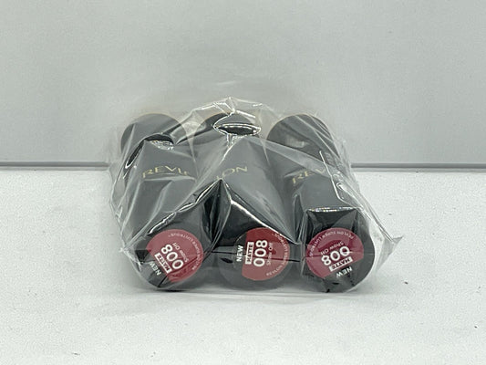 3 PACK - Revlon Super Lustrous Matte Lipstick - 008 Show Off