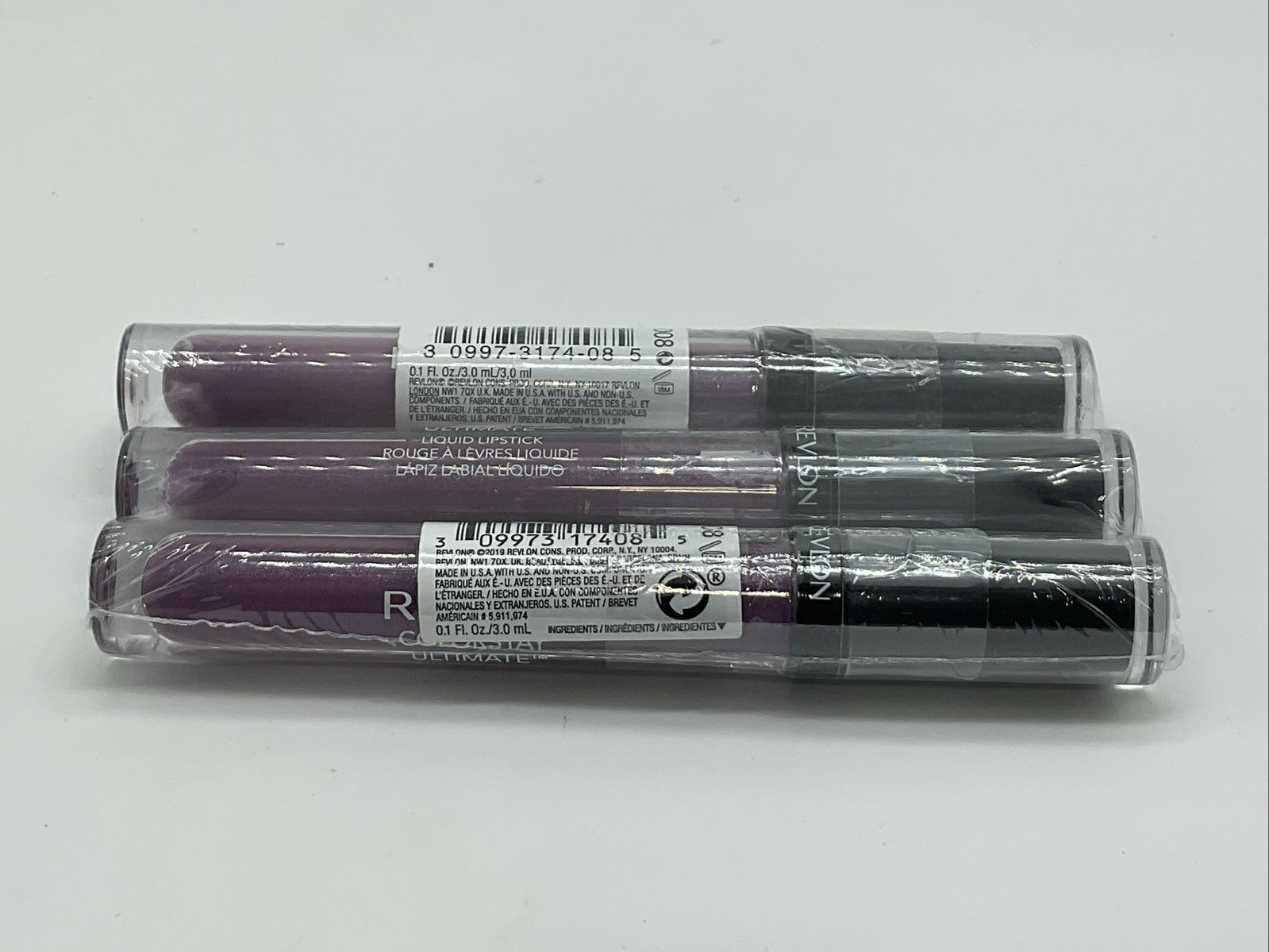 3 PACK - Revlon ColorStay Ultimate Liquid Lipstick - 008 Vigorous Violet
