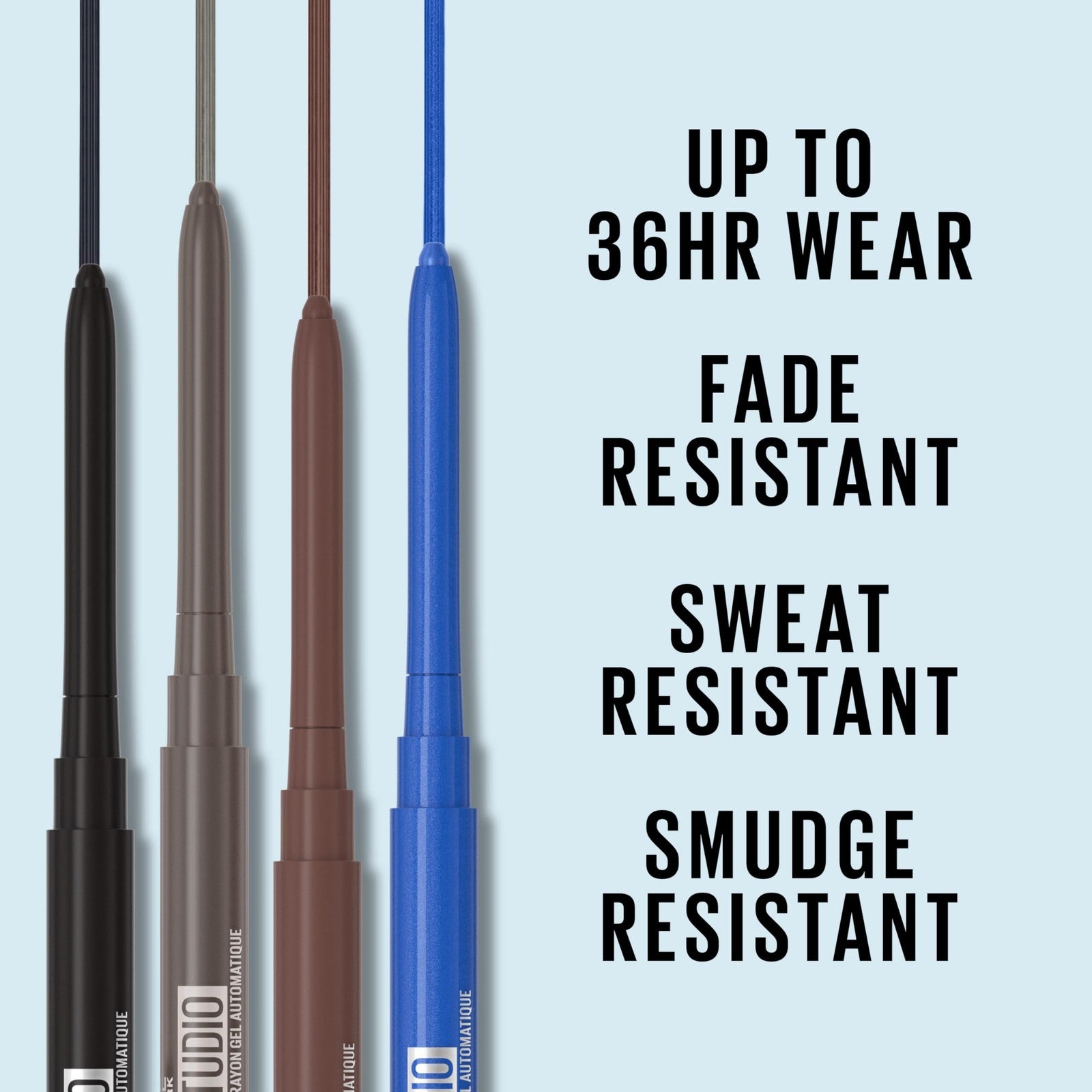 Maybelline Tattoo Studio Mechanical Gel Pencil Eyeliner - 010 Pitch Black