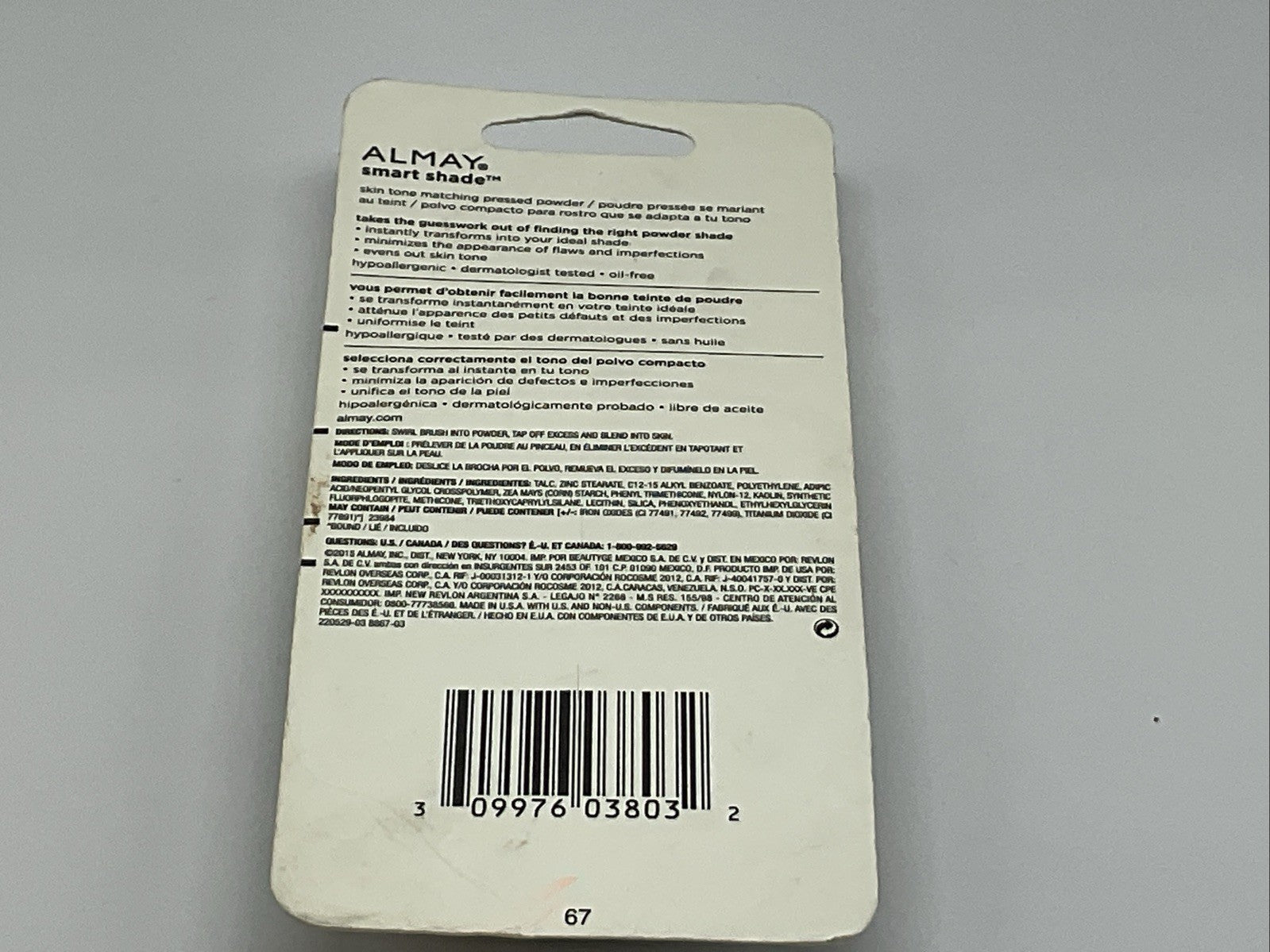 Almay All Set No Shine Pressed Face Powder - 300 Medium - Single