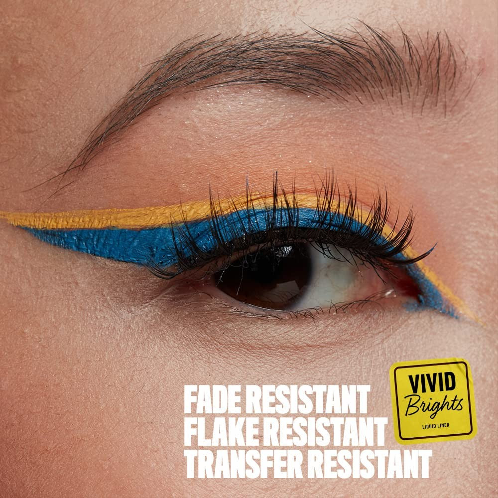 2 PACK - NYX Professional VividBrights Liquid Eyeliner Liner-03 Had Me At Yellow