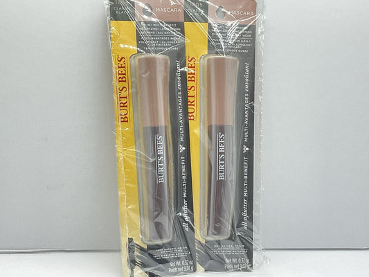2 PACK - Burt's Bees All Aflutter Multi-Benefit Mascara - 1805 Classic Black 