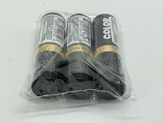 3 PACK - Revlon Super Lustrous Color Charge Lipstick - 029 Dark Scarlet