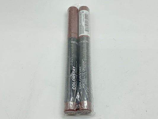 2 PACK - Revlon Matte Lite Lip Crayon, Souffle All Day, 003, 0.049 oz