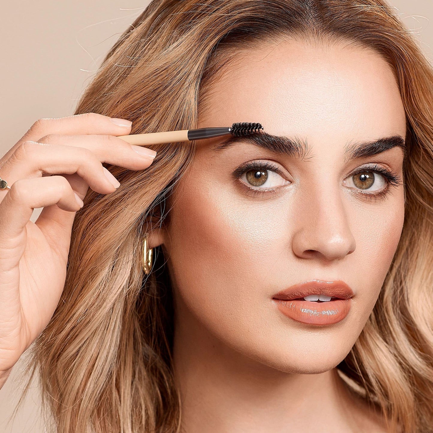 Ecotools #0033- 3 Pieces, Concealer, Fundation, Brow. Makeup Brush Gift Set.