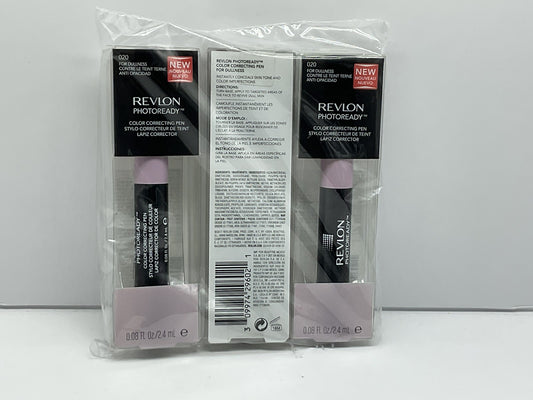 3 PACK - Revlon Photoready Color Correcting Pen #020 for Dullness 