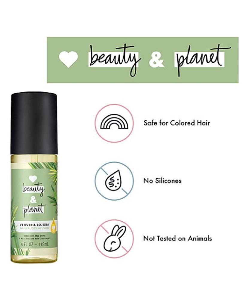 2 Pack - Beauty & Planet Veviter+Jojoba Natural Oil Infusion Spray