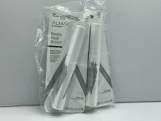 2 Pack - Almay Really Real Brows Brow Styler, 040 Clear