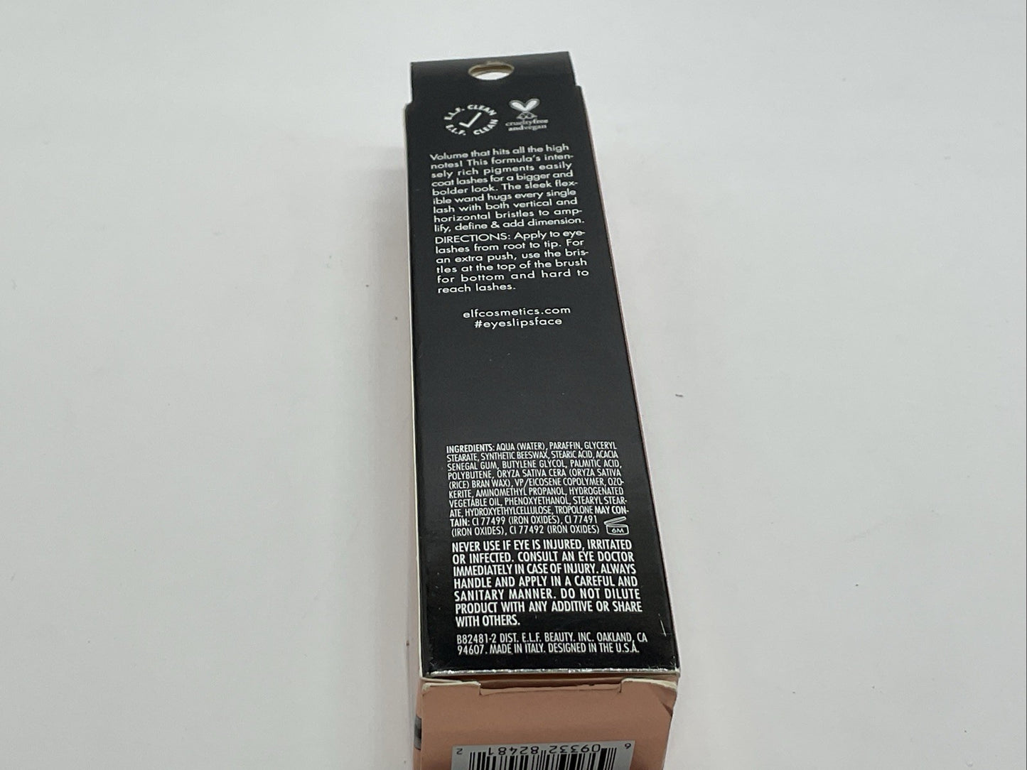 e.l.f. Lash It Loud Mascara  Mega Volume Lashes - 82481 Deep Brown