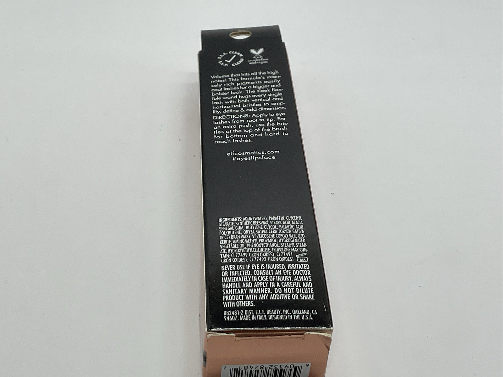 e.l.f. Lash It Loud Mascara  Mega Volume Lashes - 82481 Deep Brown