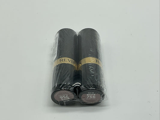 2 PACK - Revlon Super Lustrous Creme Lipstick - 756 Nude Fury