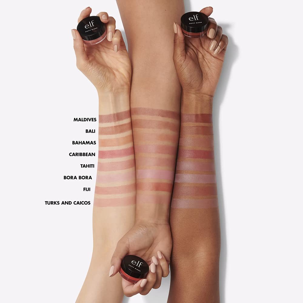e.l.f. Putty Blush Creamy & Ultra Pigmented Formula - Tahiti