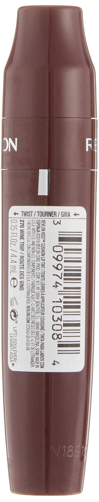 2 PACK - Revlon Kiss Cushion Lip Tint, 270 WINE TRIP