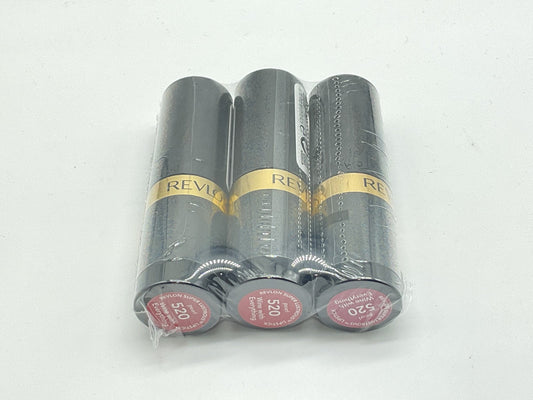 3 PACK - Revlon Matte Super Lustrous Lipstick - 520 Wine With Everything